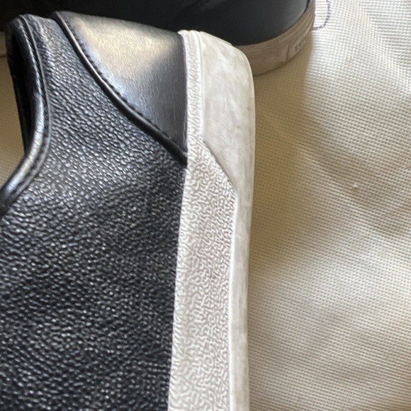 Michael Kors pattern Monogram Signature Tennis Logo Black Sneakers Shoes 9.5 - Picture 11 of 11